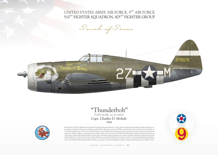 P-47D "Thunderbolt" 'Touch of Texas' GM-54