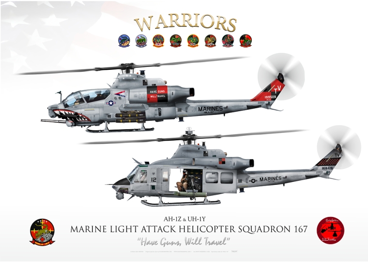 HMLA-167 "Warriors" JP-3227A