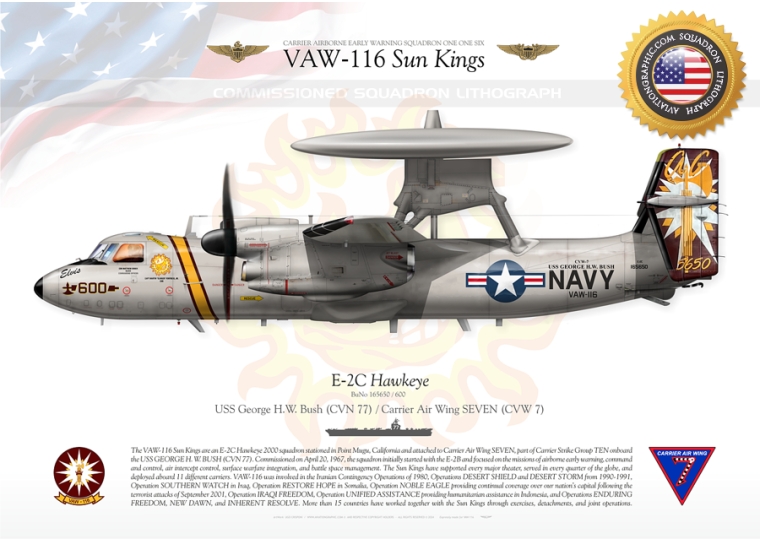 E-2C "Hawkeye" VAW-116 "Sun Kings" 2024 JP-5704