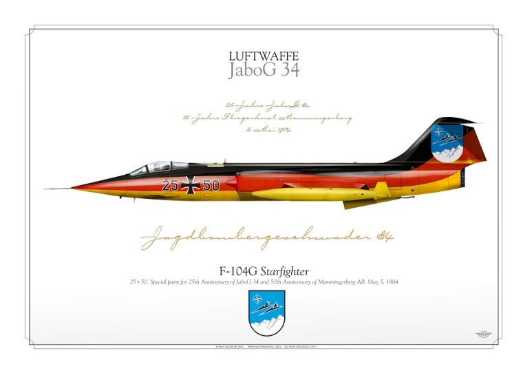 F-104G JaboG34 1984 JP-0898