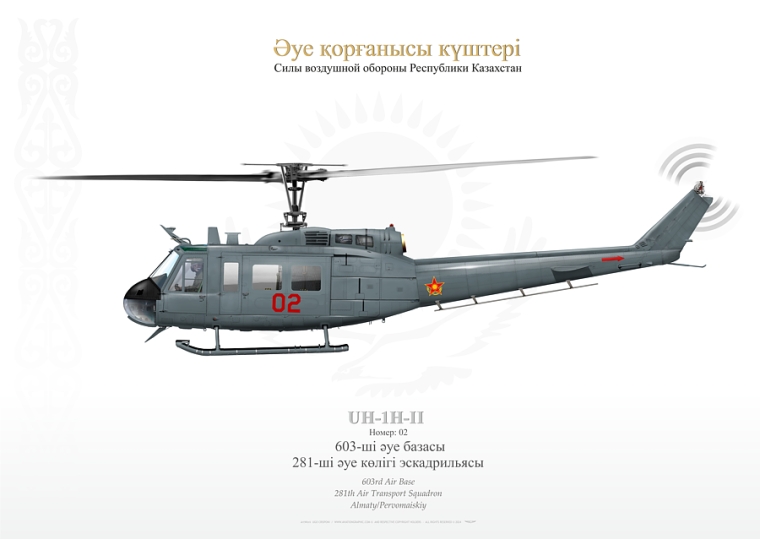 UH-1H-II 02red Kazakhstan JP-5963