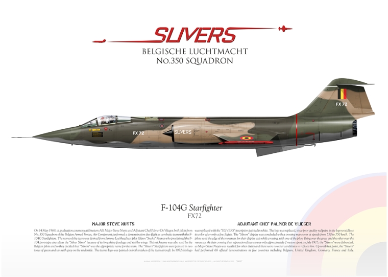 F-104G FX72 SLIVERS JP-5969