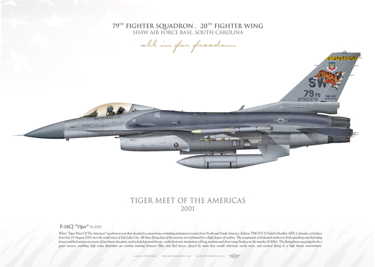 F-16C 79 FS Tiger special TK-11