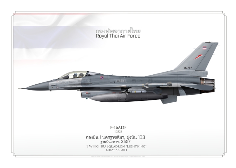 F-16ADF RTAF JP-5993