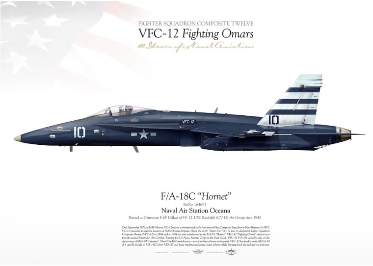 F/A-18C VFC-12 "Fighting Omars" JP-1097