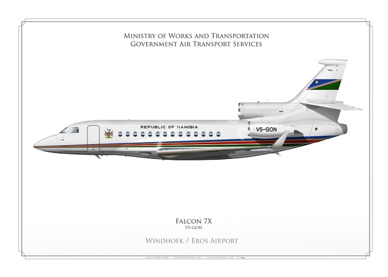 Falcon 7X Namibia FF-45