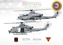 HMLA-773 "Red Dog" JP-4530